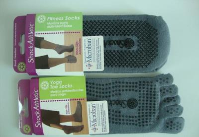 【廠(chǎng)家專(zhuān)業(yè)生產(chǎn)點(diǎn)塑瑜伽襪 LOGO無(wú)指/趾瑜伽襪子 全棉五趾襪】?jī)r(jià)格_廠(chǎng)家_圖片 -